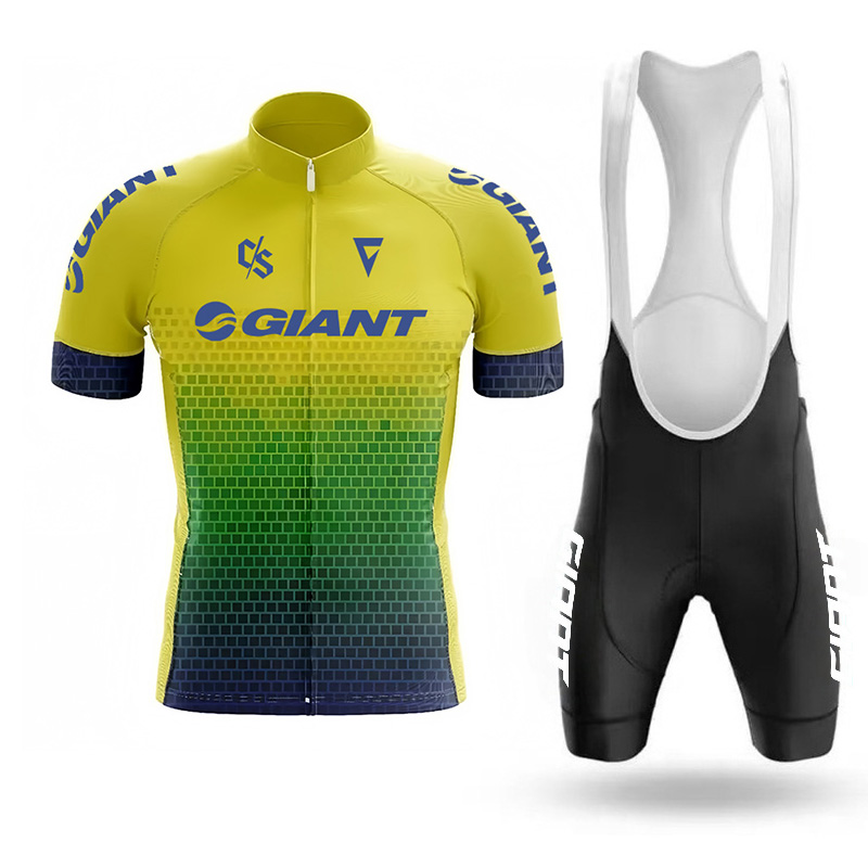 Cycling Bib Shorts - Maillot de cyclisme géant pour hommes,