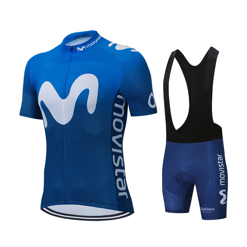 Cycling Bib Shorts - Movistar – ensemble de cyclisme pour